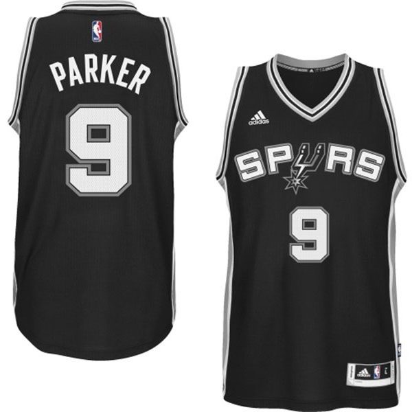 spurs%209%20tony%20parker%202015%20new%20black%20jersey